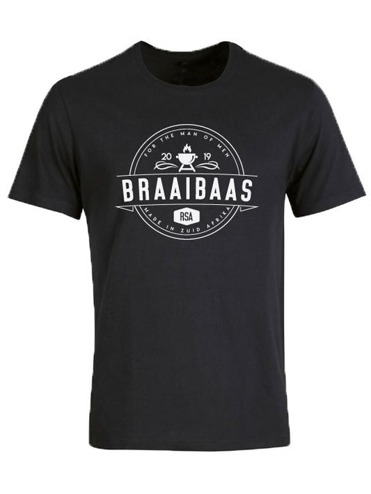 the Original baas t-shirt for mens and womens from Braaibaas clothing for sale online